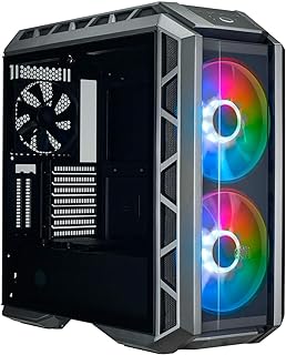 Cooler Master MasterBox H500P ARGB Mid Tower PC Case، Gun Metal Grey – Black