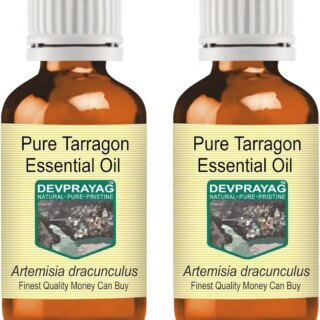 Devprayag Pure Tarragon Essential Oil (Artemisia dracunculus) Natural Therapeutic Grade Steam Distilled (Pack of Two) 100ml X 2 (6.76 oz)