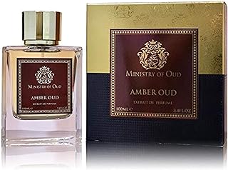 عطر او دي بارفان مستخلص العود والعنبر العطري من مينستري اوف عود 100 مل – عبوة مكونة من قطعة واحدة، للجنسين