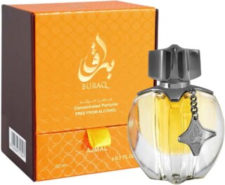 عطر مركز خالٍ من الكحول من براق، 20 مل، هدية للرجال والنساء