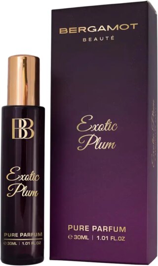 Bergamot Beauté Exotic Plum Pure Parfum | Perfume For Women | Long Lasting Perfume For Women | Higher Concentration than Eau De Parfum (Plum Vanilla Musk, 30 ml)