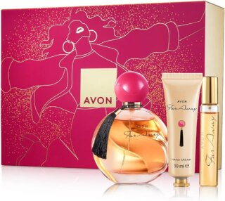 افون مجموعة هدايا فار اواي مكونة من ثلاث قطع مع عطر فار اواي او دي بارفان 50 مل، بخاخ او دي بارفان 10 مل وكريم لليدين 30 مل