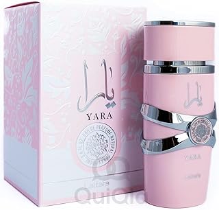 عطر بينك مع بخاخ عطر مجاني 3 مل من يارا – عود اللطافة العربية يدوم طويلا للنساء – حلو وفانيليا ومسحوق – او دي بارفان 100 مل