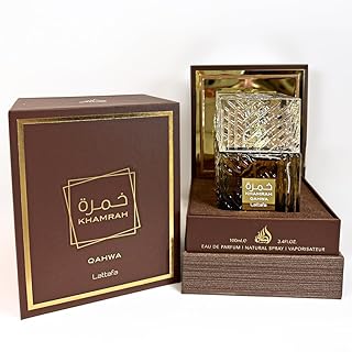 عطر قهوة لطافة للجنسين من خمرة 100 مل، برائحة القهوة والفانيليا المكثفة، عطر عربي يدوم طويلا، ختم عالي الجودة، صنع في دبي