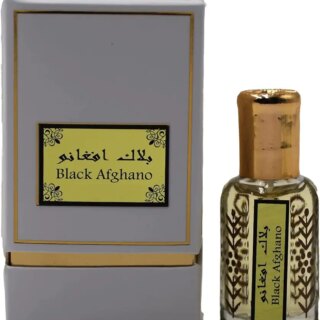 عطار عربي بلاك افغانو من عبق الصحراء – عطر حار مع عود، مستوحى من العطر الافغاني الاسود الشهير – عطر زيت مركز غير كحولي للرجال والنساء 12 مل