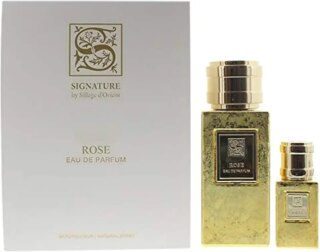 عطر سيغناتشر او دي بارفان سعة 100 مل + 15 مل من سيلاج دوريانت روز، للجنسين