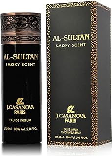 عطر السلطان سموكي سينت للرجال من ماركة جيه كازانوفا ، او دى بارفان ، 150 مل