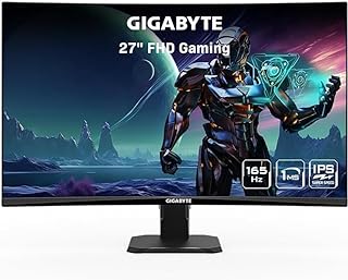 جيجابايت شاشة العاب GS27FC 27 انش 180Hz 1080P، أسود , 1، LCD