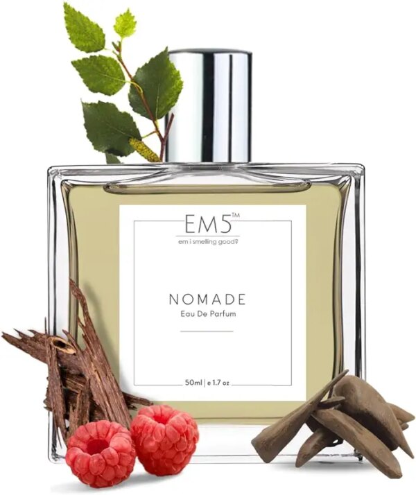 عطر نوميد للجنسين من اي ام 5 | او دي بارفان | بخاخ للرجال والنساء | عطر قوي ويدوم طويلا | عطر برائحة العنبر والعود المدخن | هدية فاخرة للرجال والنساء | 50 مل