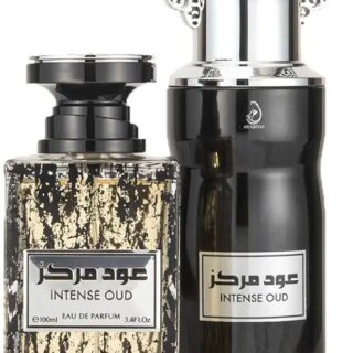 مجموعة هدايا مكونة من عطر العود المركز للجنسين من عربيات، او دي بارفان 100 مل + مزيل عرق 200 مل