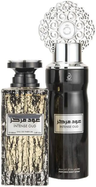 مجموعة هدايا مكونة من عطر العود المركز للجنسين من عربيات، او دي بارفان 100 مل + مزيل عرق 200 مل