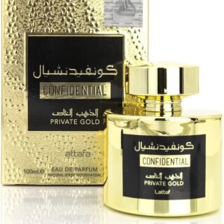 او دي بارفان برايفت جولد من كونفيدنشال 100 مل عطر عربي دي دبي للرجال والنساء، عطر خشبي مع لمسة شرقية من المسك والفانيليا وخشب الصندل