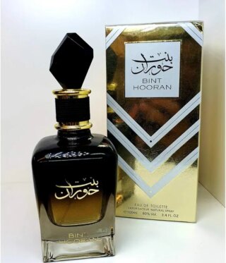 عطر بنت حوران 100 مل او دي بارفان للنساء برائحة العود العربي الشرقي والمسك الروائح الحلال: الليمون والمريمية والبرغموت وجوزة الطيب والزعفران واللوتس والمسك والعنبر والتبغ