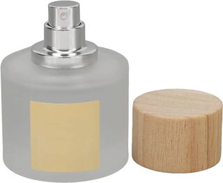 عطر انثوي لايت اروما للنساء، او دي تواليت بغطاء خشبي بتغليف زجاجة، عطر منعش للبنات، عطر خفيف يدوم طويلا (شاي ابيض)