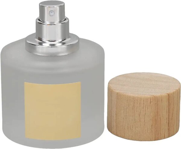 عطر انثوي لايت اروما للنساء، او دي تواليت بغطاء خشبي بتغليف زجاجة، عطر منعش للبنات، عطر خفيف يدوم طويلا (شاي ابيض)