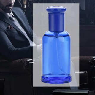 عطر كولونيا كلاسيكي للرجال، عطر جنتلمان تيمبتيشنز مثير للرجال الناضجين يدوم طويلا للمكتب، العديد من المناسبات (6008-2 كونفيدينت جنتلمان ازرق، اخضر)