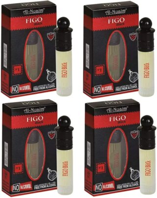 عطر ايترا يدوم طويلا للجنسين من عطار | عطر فيجو بلاك (6 مل لكل منهما) – عبوة من 4 قطع