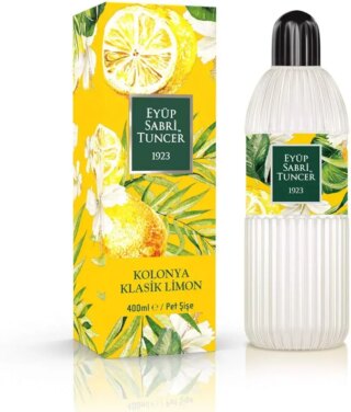 عطر كلاسيك ليمون او دي كولون من ايوب صبري تونسر، ماء عطري في زجاجة من بلاستيك PET، سعة 400 مل