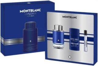 MONT BLANC EXPLORER ULTRA BLUE (M) SET EDP 100ML+ 7.5ML SPRAY + 75G DEOSTICK