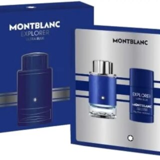 MONT BLANC EXPLORER ULTRA BLUE (M) SET EDP 100ML+ 7.5ML SPRAY + 75G DEOSTICK