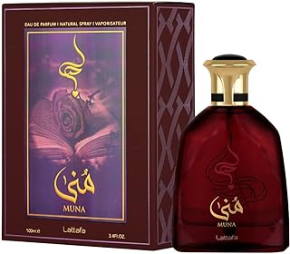 عطر مونا او دي بارفان من لطافة سعة 100 مل، عطر فاخر يدوم طويلًا لليوم بأكمله، للجنسين