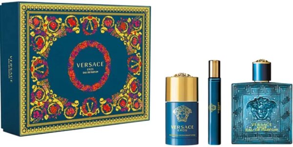 VERSACE EROS (M) SET EDT 100ML+10ML SPRAY+75ML DEOSTICK