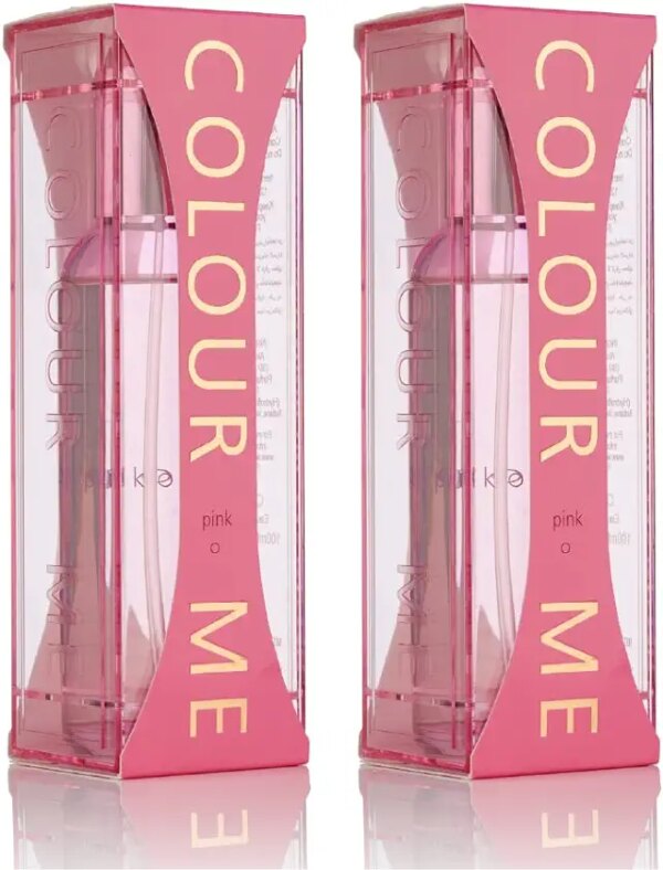 كولور مي عطر بينك للنساء - او دي بارفان 3.4 اونصة من ميلتون لويد (عبوة من قطعتين، 2 × 3.4 اونصة)، 3.40 اونصة سائلة (عبوة من قطعتين) 01E2PP