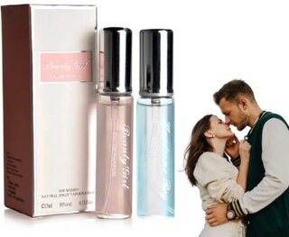 عطر فيروبليس، معزز للفرمون برائحة جذابة للنساء لجذب الرجال (ازرق + بينك)