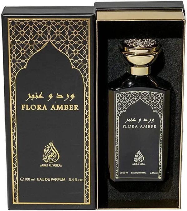 عطر فلورا العنبر من اباك الصحراء – عطر فاخر للرجال والنساء 100 مل