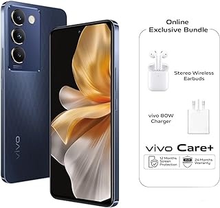 جوال V30 لايت بشبكة الجيل الخامس 5G (ذاكرة RAM 12 جيجا + 12 جيجا، ذاكرة تخزين 256 جيجابايت) 120 هرتز، شاشة اموليد، مكبر صوت ستيريو مزدوج، هدايا حصرية: سماعة أذن وشاحن 80 واط، أسود كريستالي