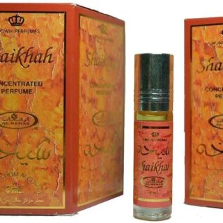 عطر للجنسين الرحاب شيخة 6 × 6 مل عطور زيت رولون كحول حلال