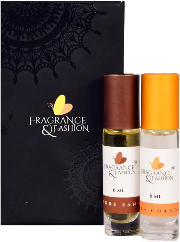 مجموعة عطر شاندان اي خاس من فراجرانس اند فاشن، عبوة من قطعتين، 6 مل لكل منها، للجنسين