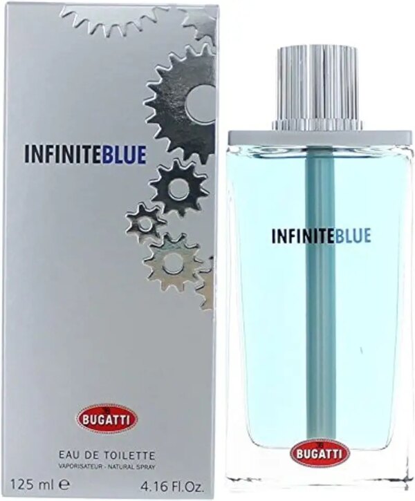 عطر انفينيت بلو للرجال من بوجاتي -أو دو تواليت، 125 مل-
