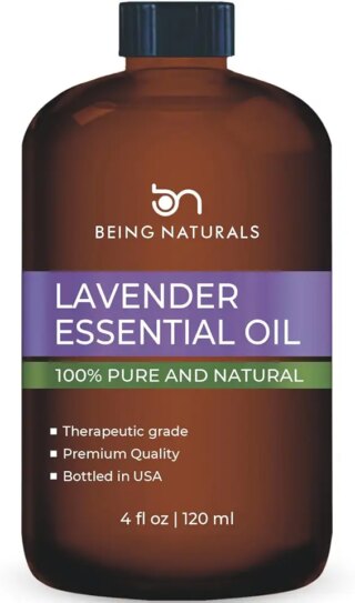 زيت اللافندر العطري العضوي – كبير 4 اونصة سائلة – نقي وطبيعي 100% – زيت طبيعي ممتاز مع قطارة زجاجية (زيت اللافندر)