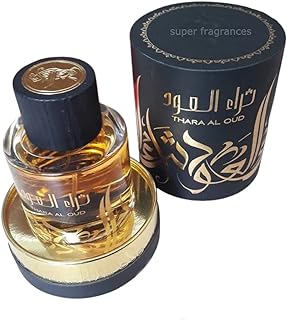 عطر ثرا العود | او دي بارفان، 100 مل | بخاخ للجنسين من دبي | عطر فاخر – مكون من الفانيلا والهيل، وخشب العود، والبخور، وخشب الصندل، والعنبر والجلد