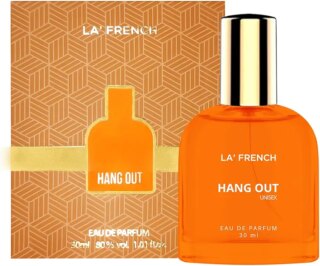 عطر هانغ اوت للجنسين من لا فرينش – 30 مل | او دي بارفان للجنسين | عطر للرجال والنساء | رائحة عطر فاخرة تدوم طويلا | مجموعة هدايا فاخرة للرجال والنساء