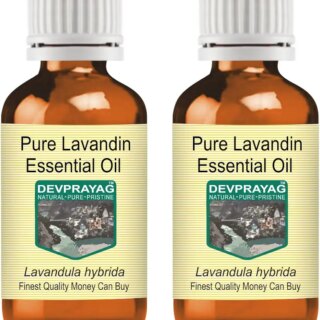 Devprayag Pure Lavandin Essential Oil (Lavandula hybrida) Natural Therapeutic Grade Steam Distilled (Pack of Two) 100ml X 2 (6.76 oz)