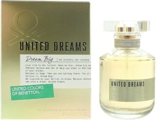 عطر بخاخ يونايتد دريمز دريم بيج او دي تواليت من يونايتد كولرز اوف بينيتون للنساء، 2.7 اونصة