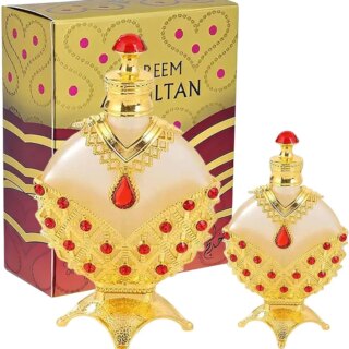 زيت عطري مركز، زيت عطري مركز، عطور عربية طويلة الامد للنساء، زيت عطري سلطان ذهبي، زيت عطري للنساء من سلطان جولد (12 مل/35 مل)