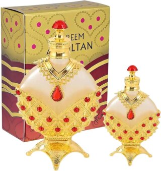 زيت عطري مركز، زيت عطري مركز، عطور عربية طويلة الامد للنساء، زيت عطري سلطان ذهبي، زيت عطري للنساء من سلطان جولد (12 مل/35 مل)