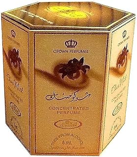 زيت عطري شوكو مسك سعة 6 مل (2 اونصة) من الرحاب - 6 قطع، للجنسين