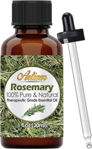 زيت روزماري العطري من ارتيزن (نقي وطبيعي بنسبة 100% – غير مخفف) له قيمة علاجية – زجاجة ضخمة 1 اونصة – مثالية للعلاج العطري والاسترخاء وعلاج البشرة فضلا عن المزيد من ذلك.