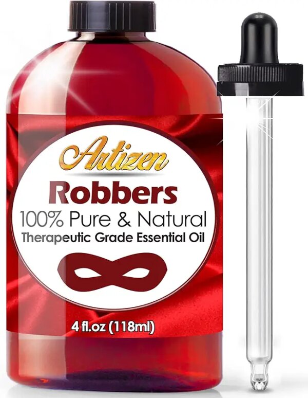 زيت عطري من ارتيزن روبرز بليند (نقي وطبيعي 100% - غير مخفف) من الدرجة العلاجية - زجاجة كبيرة 4 اونصة - مثالية للعلاج العطري والاسترخاء وعلاج البشرة والمزيد!