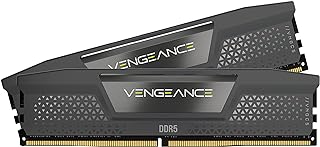 كورسير ذاكرة RAM DDR5 32GB (2x16GB) 6000MHz CL36 AMD اكسبو اي كيو متوافقة مع ذاكرة الكمبيوتر من فينجانس – رمادي (CMK32GX5M2E6000Z36)، فينجانس دي دي ار 5