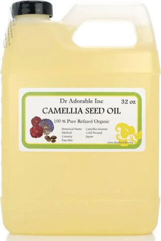 Dr Adorable – 32 oz – Camellia Seed Oil – 100% Pure Natural Organic Cold Pressed