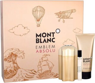 عطر إيمبلم ابسولو للرجال من مونت بلانك – عطور متنوعة، 3 قطع,سعة200 ملل