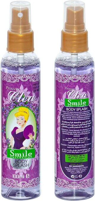 سمايل - رذاذ معطر للجسم بتصميم شخصية كلي للاطفال - 100 مل، للجنسين