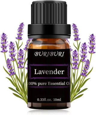 زيوت اللافندر العطرية للعلاج العطري 10 مل، زيت عطري عضوي نقي 100% وغير مكرر للموزع ومرطب الهواء والعناية المنزلية وصنع الشموع وصناعة الصابون بنفسك (زجاجة بنية)..