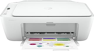 طابعة HP DeskJet 2710 متعددة المهام (الكل في واحد) الطباعة والنسخ والمسح الضوئي, لاسلكية – اللون: أبيض [5AR83B]، من اتش بي، ديسك جيت 2710، حقن للحبر