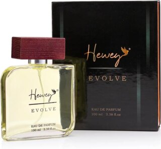 عطر ايفولف من هيوي، عطر فاخر للجنسين للرجال والنساء، يدوم طوال اليوم بمكونات فاخرة | رائحة منعشة، هدية مثالية | او دي بارفان – 100 مل